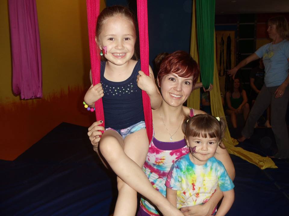 Parent and Child Aerial Class